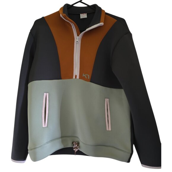 Kari Traa Sanne Long Sleeve Pullover women's training half-zip Size Medium - Picture 1 of 7